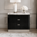 Aurelia Travertine Nightstand