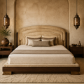 Versailles Ivory Carved Bed