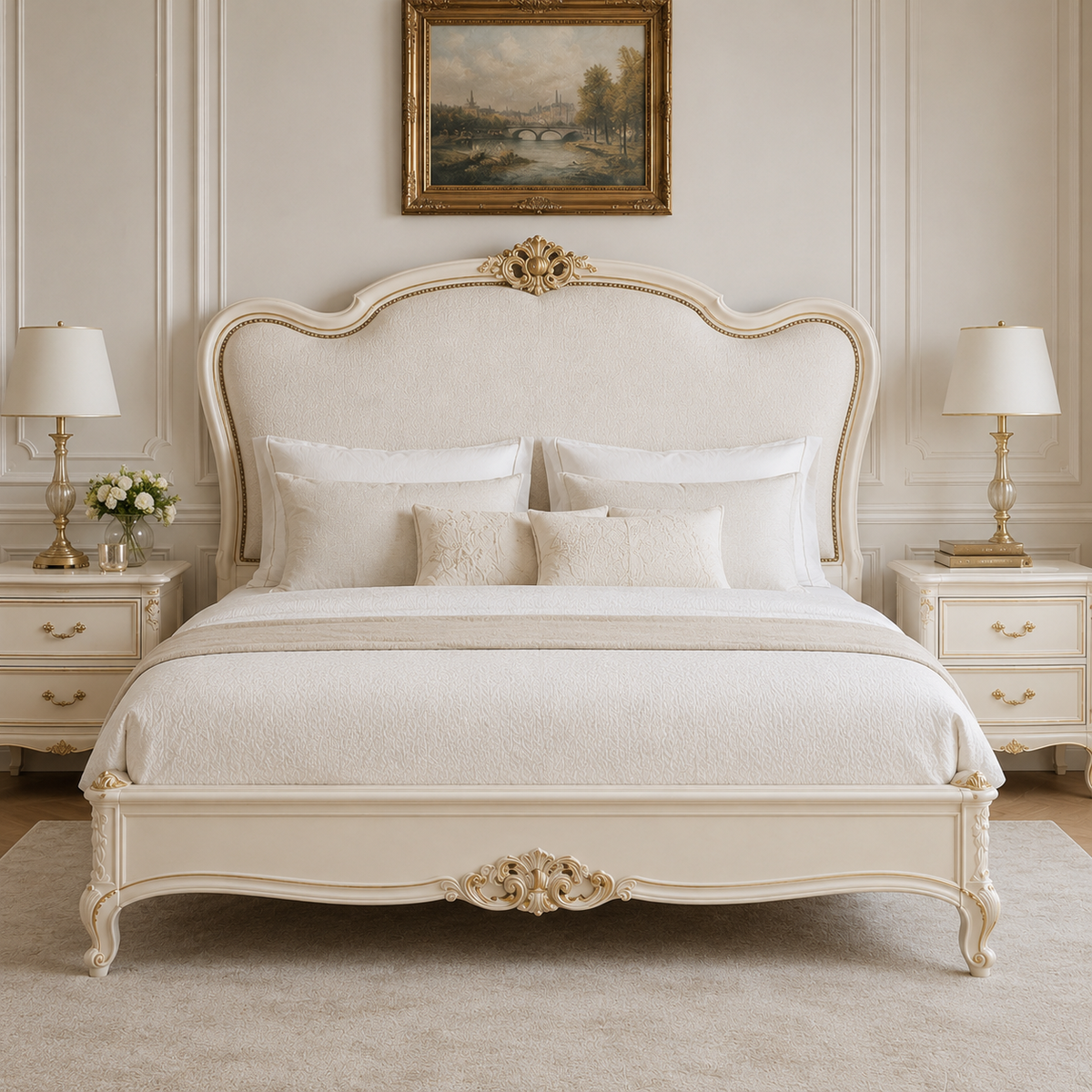 Milano Sculptural Wave Bed