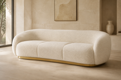 Aurora Pearl White Modular Sofa