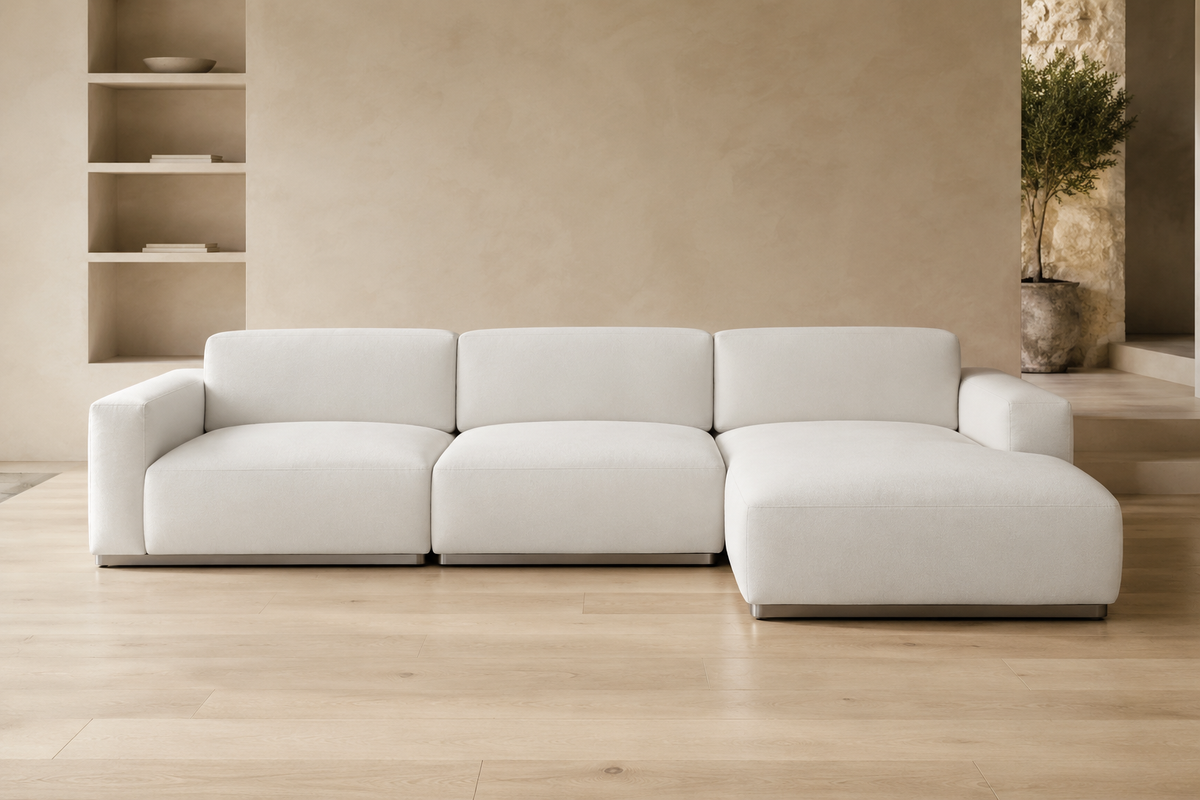Milano Cognac Leather Sofa